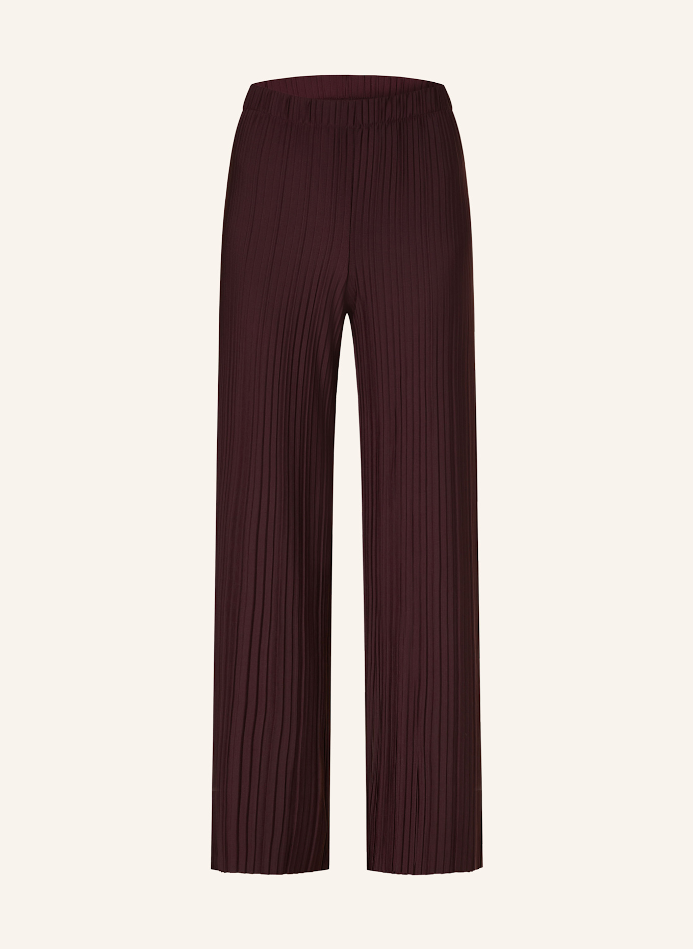 

Трикотажные брюки со складками Gina Tricot, красный