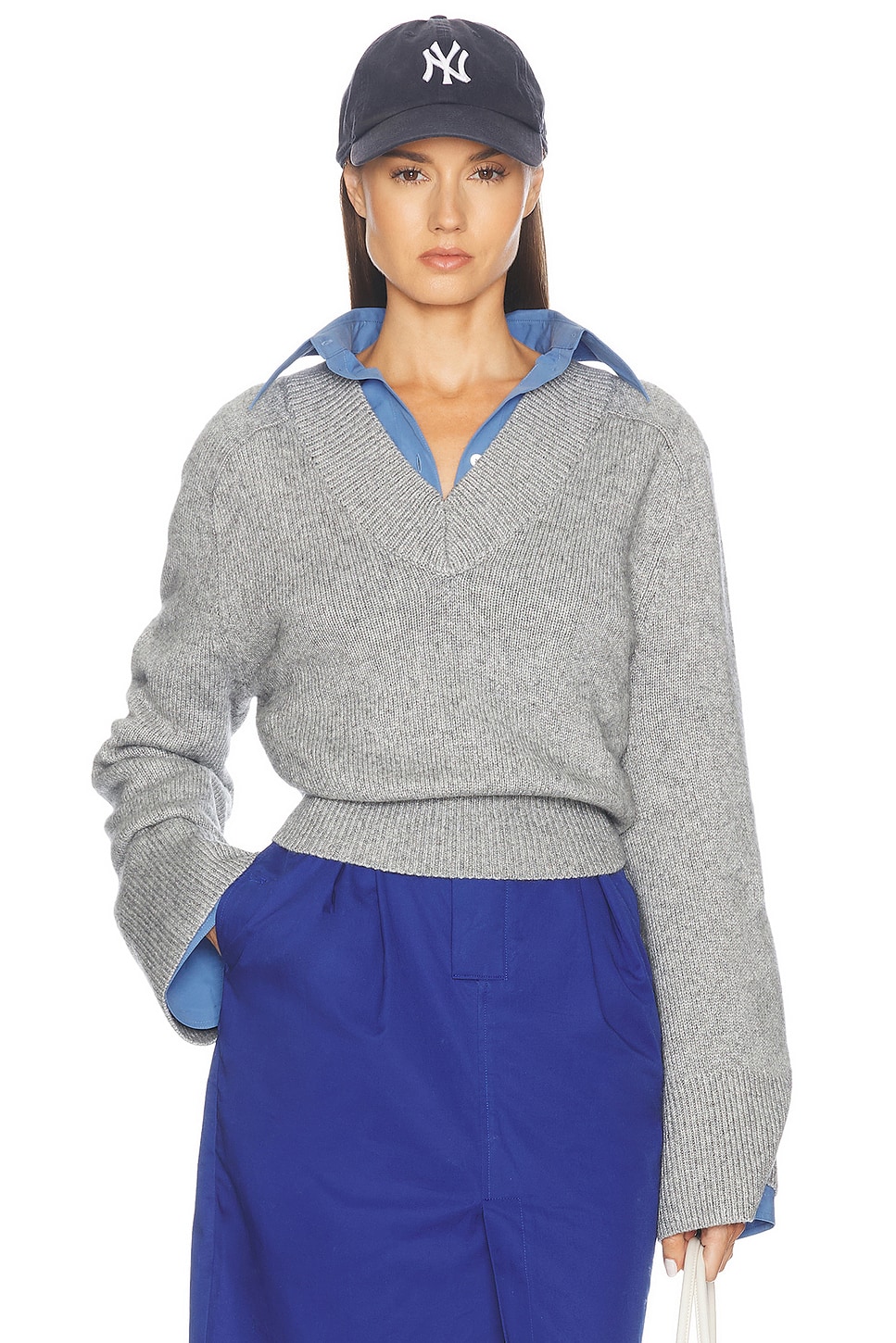 

Свитер Talena с V-образным вырезом Helsa, цвет Heather Grey