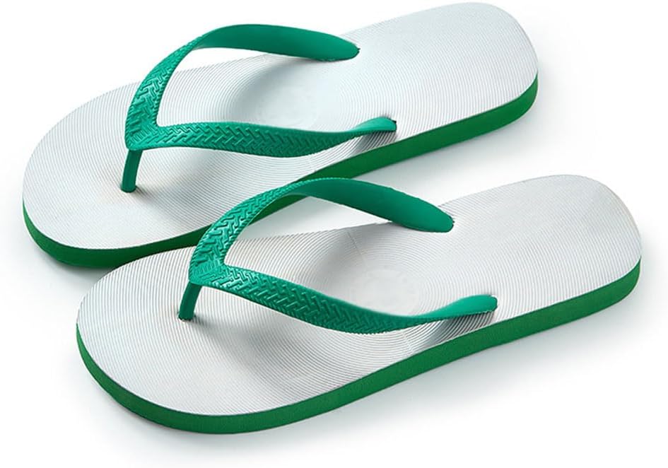 

Мужские шлепанцы BYDZKJ, летние антискользящие сандалии. Мягкая и удобная подошва, мягкий пластиковый дизайн верхней части обуви, износостойкая резина, для использования дома и на пляже, зеленый