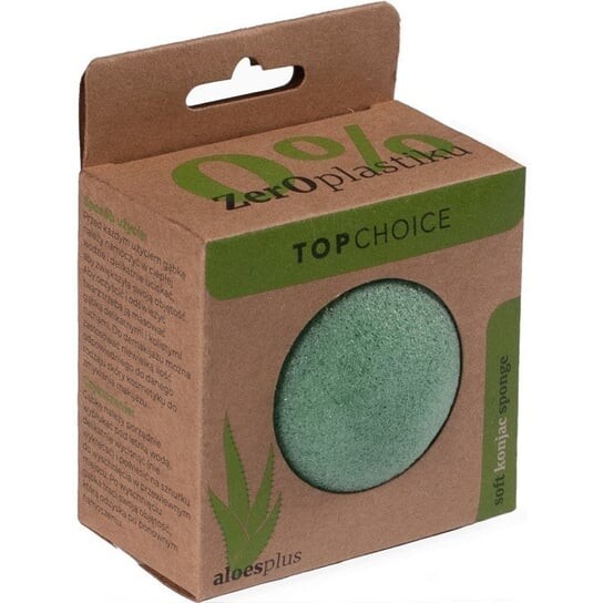 

Мягкий спонж для лица Konjac Aloes Plus 37269, 1 шт. Top Choice