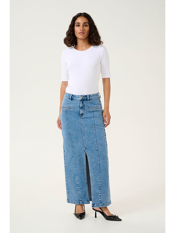 

Kaffe Джинсовая юбка "Throa" синего цвета