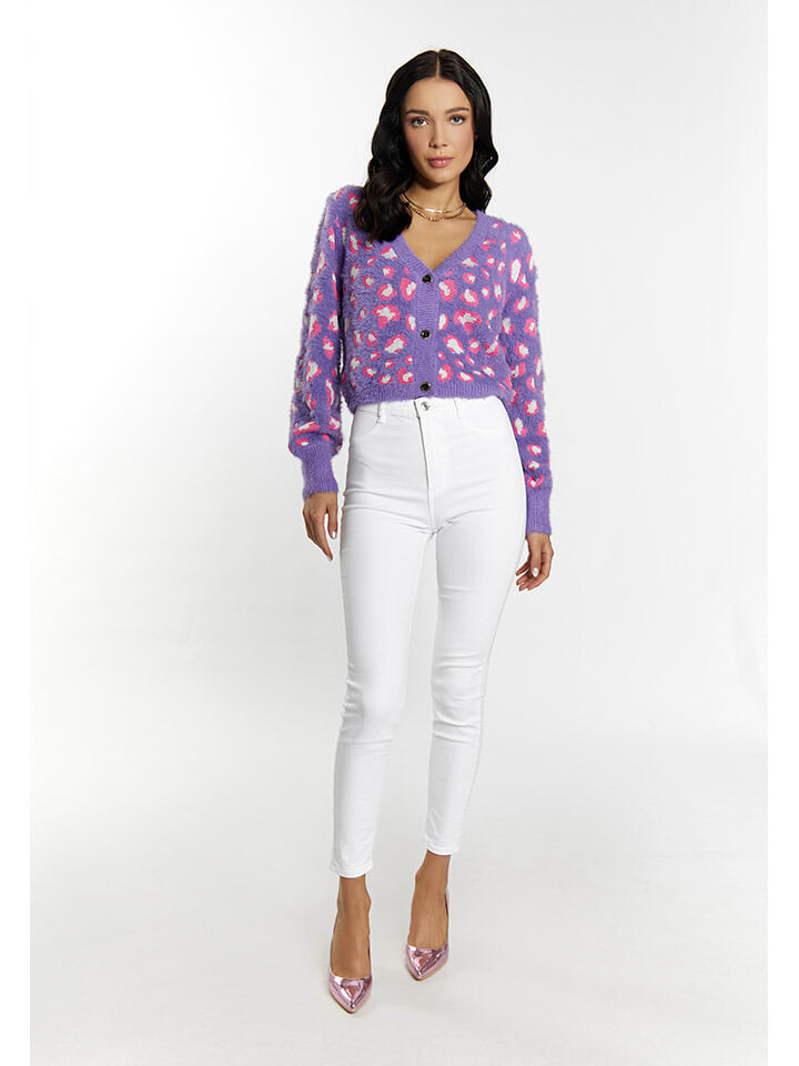 

Кардиган faina, цвет lila/pink