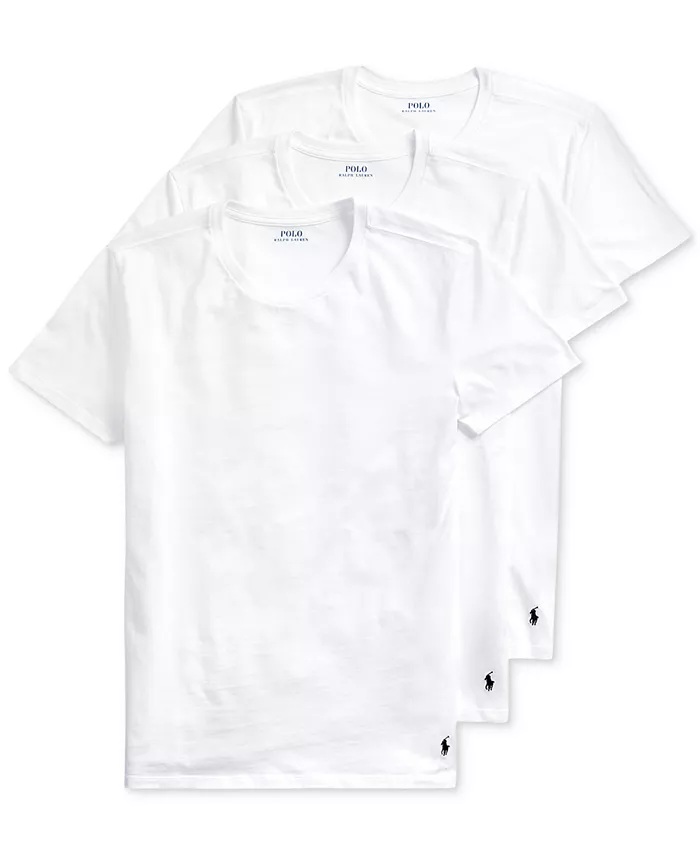 

Мужские классические майки, 3 шт Polo Ralph Lauren, белый