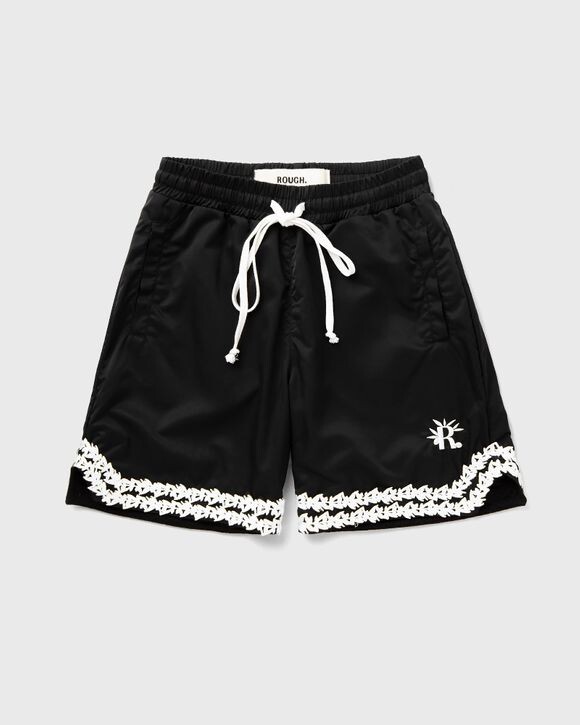 

Шорты Rough. Mesh Shorts With Knitted Olives, черный