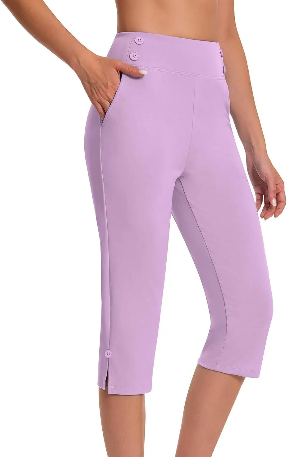 

Женские спортивные брюки с карманом и контролем живота, низкая посадка, Plus Size