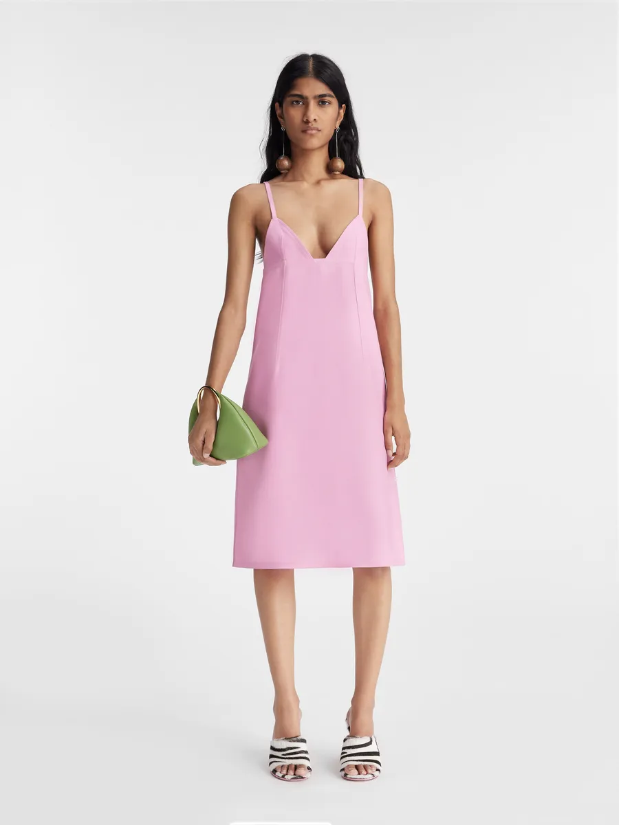 

Платье А-силуэта без рукавов Кэмисон Jacquemus, розовый