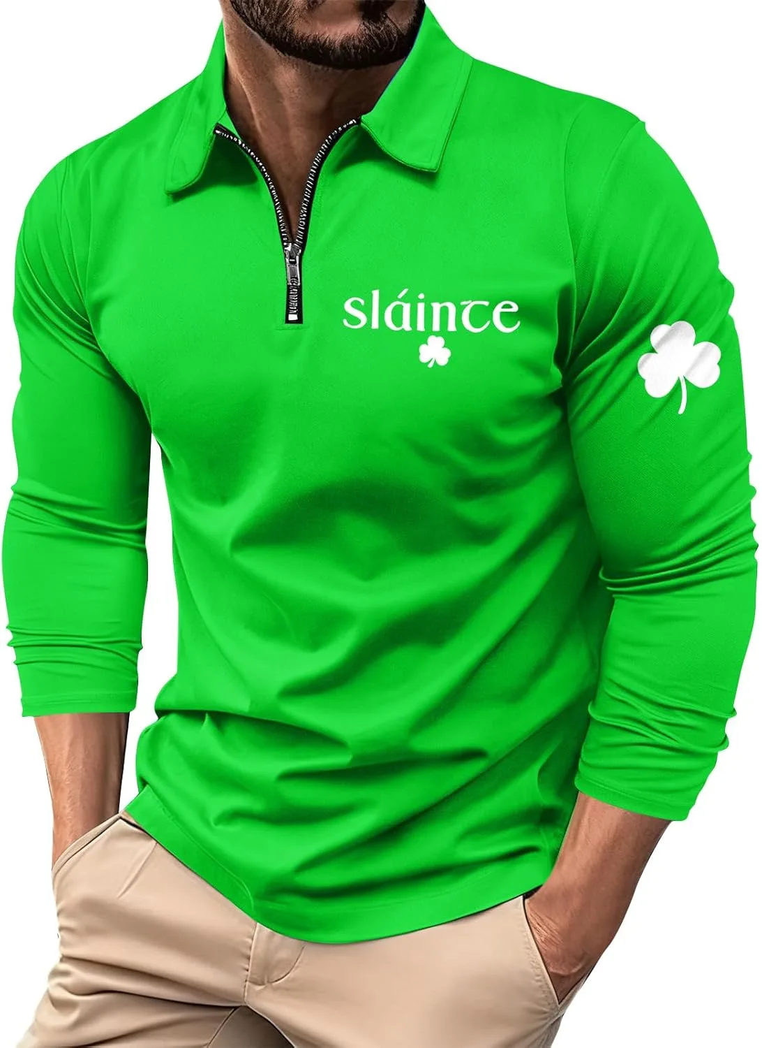 

Футболка мужская с коротким рукавом Saint Patricks Day с принтом