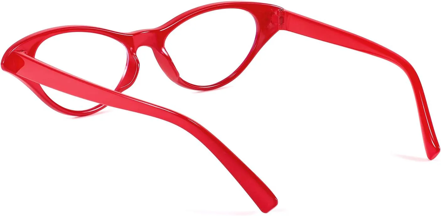 

Костюмные очки FEISEDY «Кошачий глаз» со стразами для женщин и детей, классические солнцезащитные очки в стиле 50-х и 60-х годов, артикул B2848, 002 Red Frame