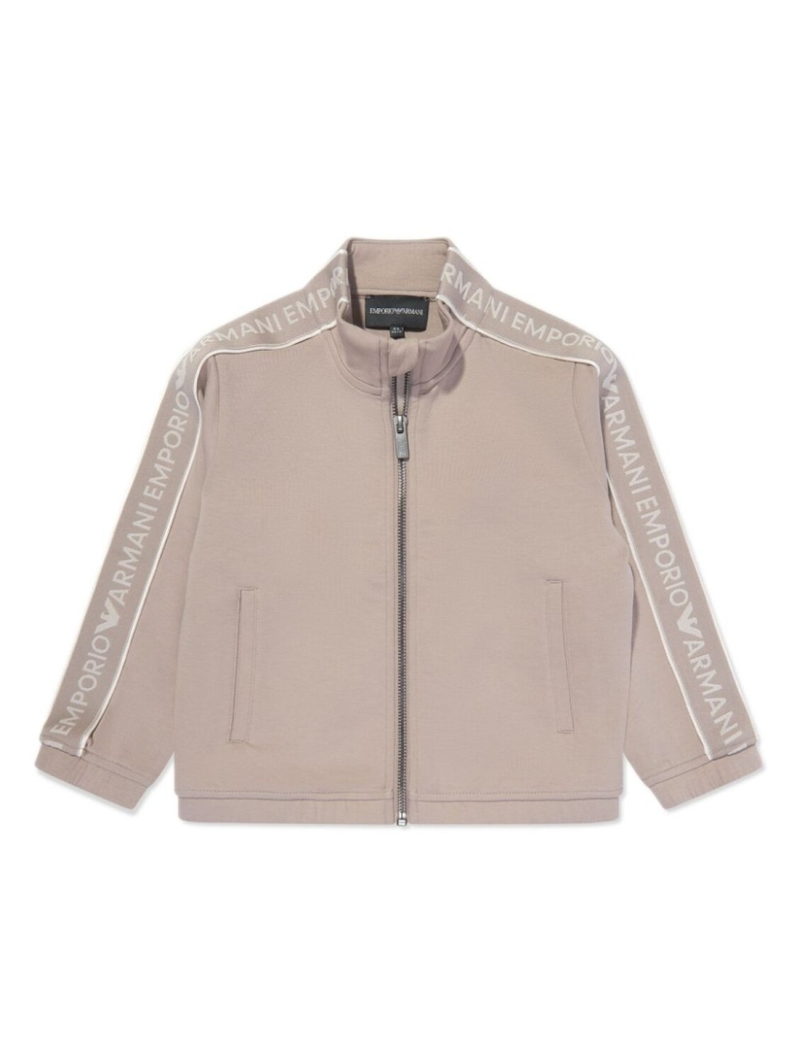 

Emporio Armani Kids спортивный костюм из джерси с логотипом, серый