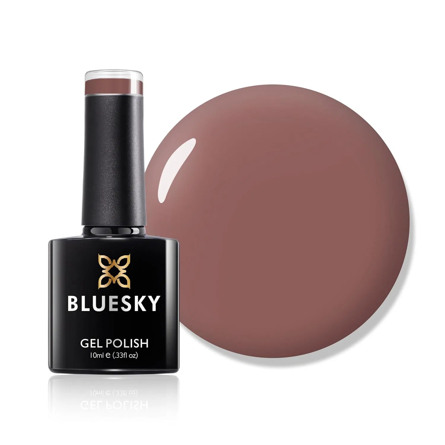 Гель-лак Bluesky Gel Polish, светло-коричневый, 10 мл Bluesky