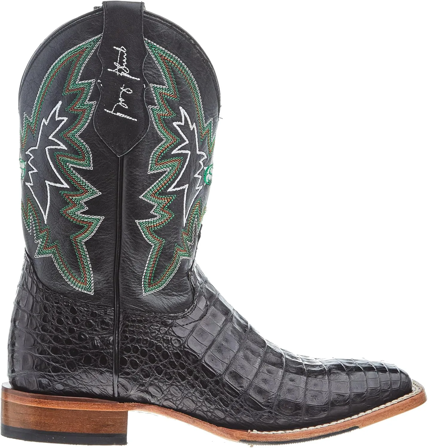 Мужские вестерн-бутсы Justin Haggard 11" Caiman, черный — фото 4