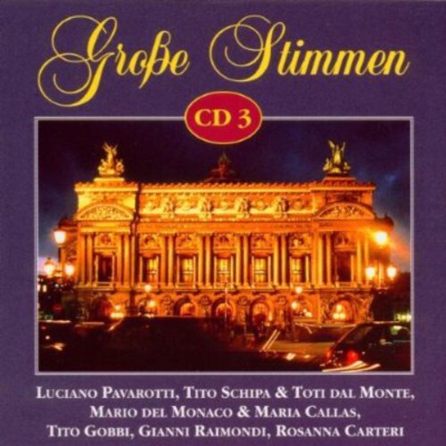 

CD диск Mozart / Pavarotti / Schipa / Lanza: Great Voices 3