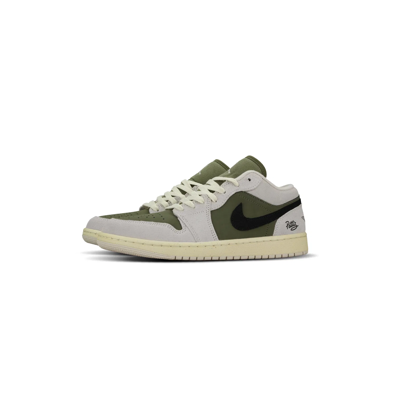 Кроссовки баскетбольные Air 1 Jordan Gray Green — фото 4