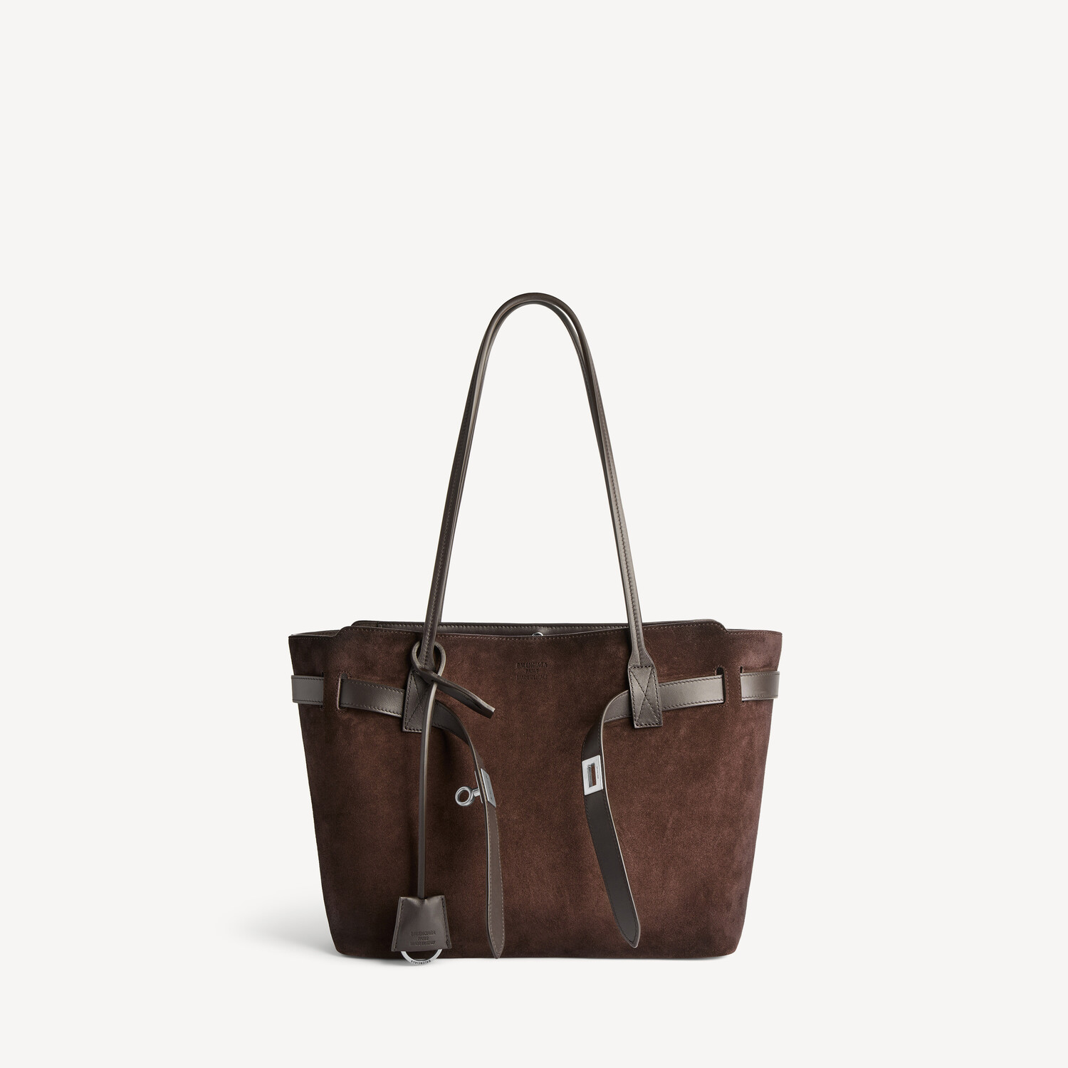 

Женская сумка-тоут bel air среднего размера в цвете светлый эспрессо BALENCIAGA, светлый эспрессо