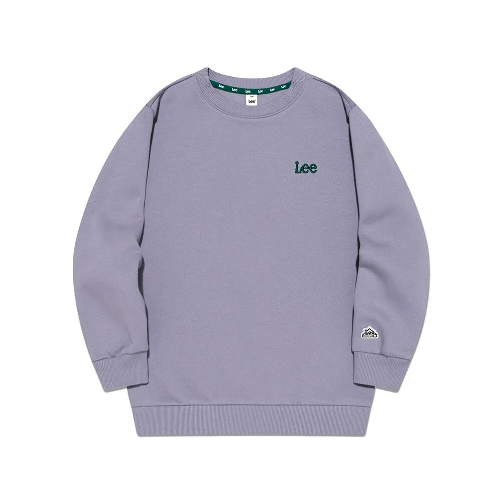 Детский свитшот Lee Kids с начёсом серый