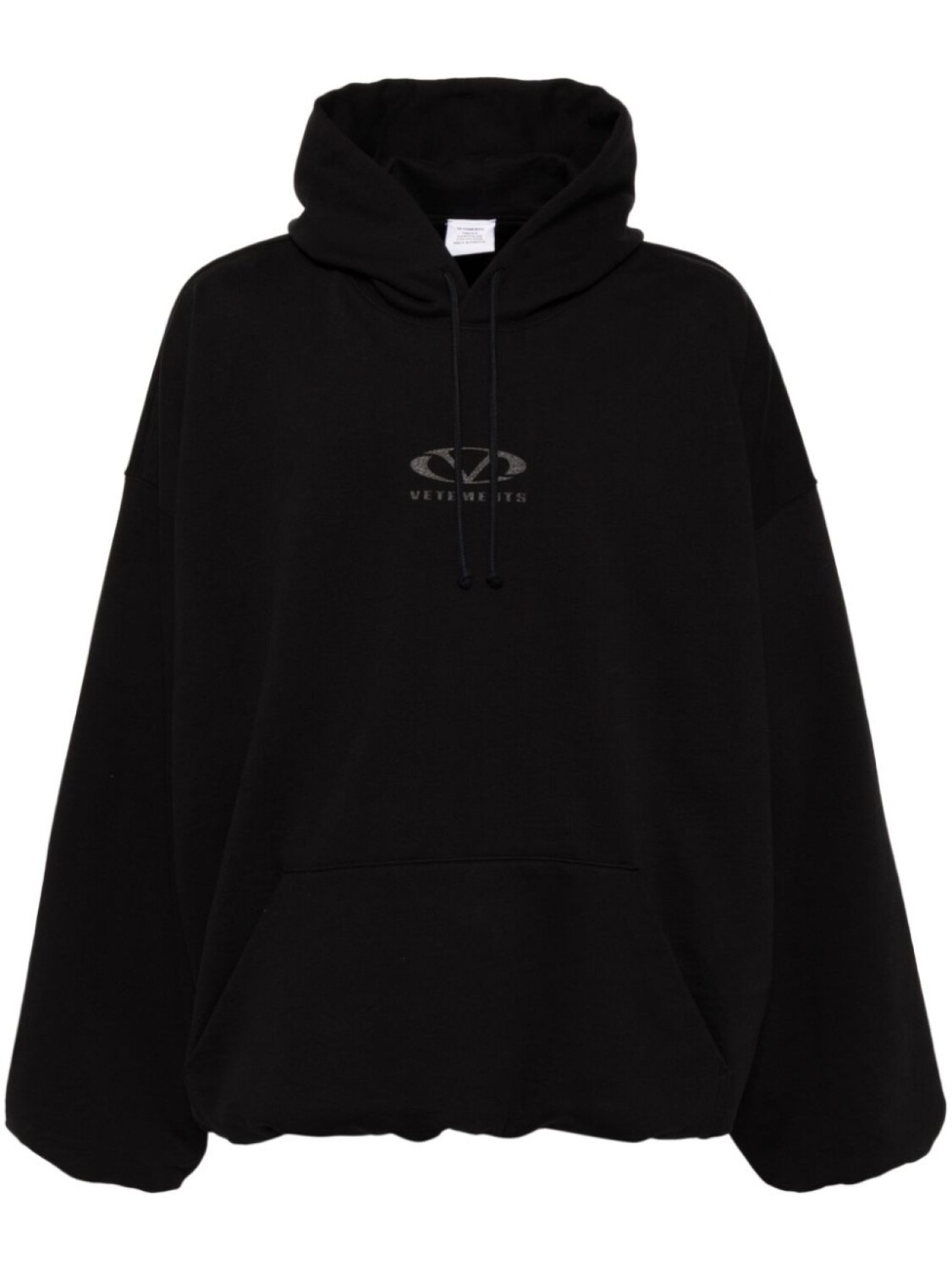 

Толстовка с логотипом VETEMENTS, черный