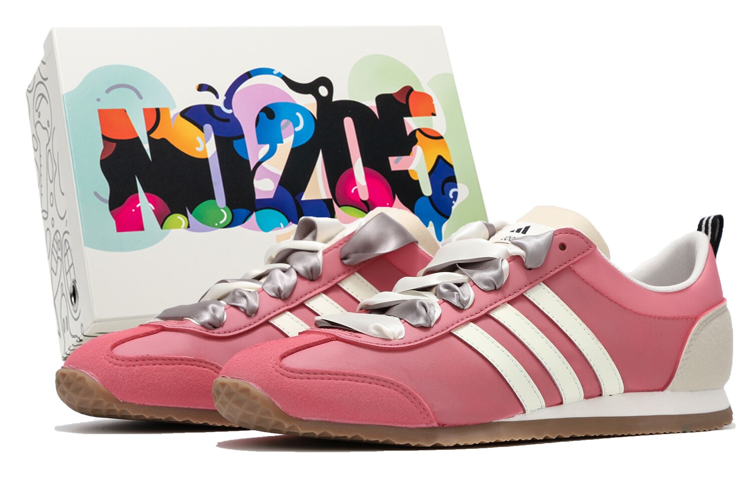

Кроссовки adidas neo VS JOG Lifestyle Shoes Unisex Low-top Pink, розовый
