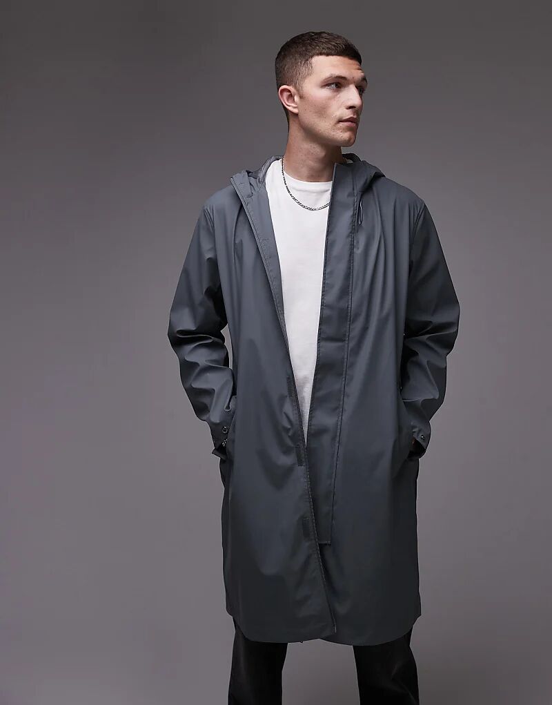 

Дождевик серого цвета Topman