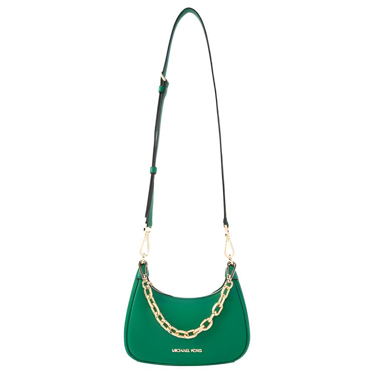 

Мини-сумка через плечо из коровьей кожи для женщин green MICHAEL KORS, Set (Bag+Dust Bag)