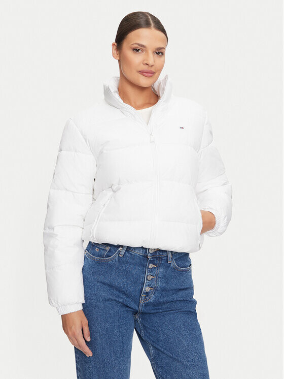 

Пуховик стандартного кроя Tommy Jeans, белый