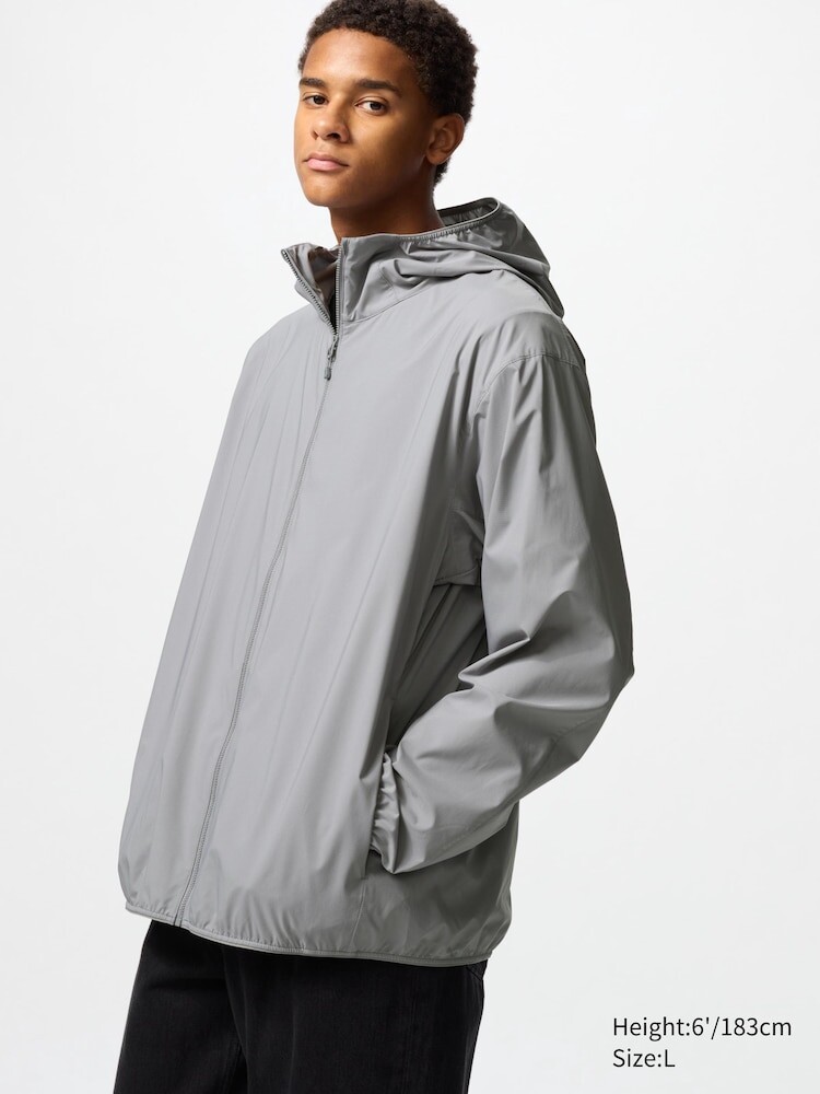 

Парка с защитой от ультрафиолета Uniqlo, цвет 03 серый