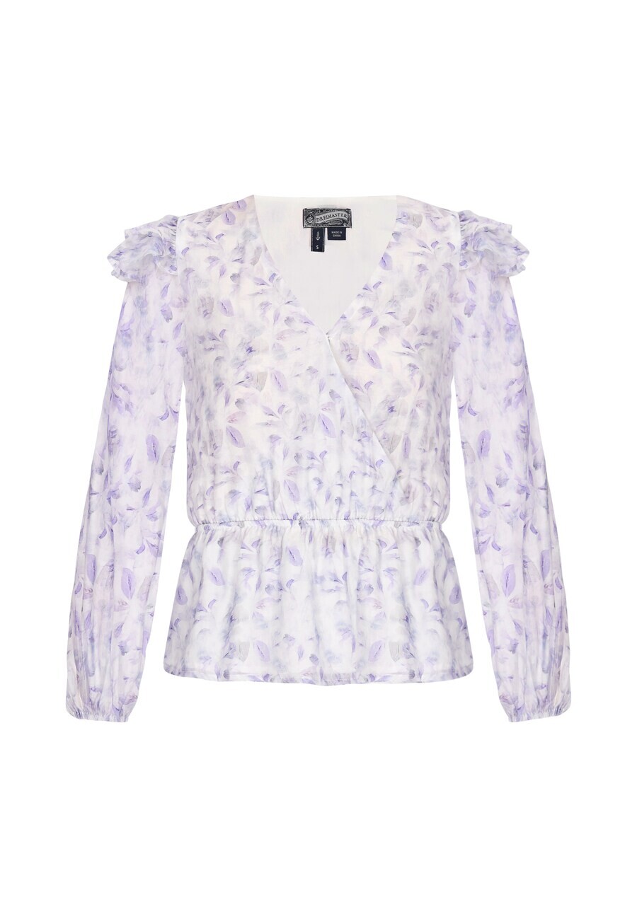 

Блузка DreiMaster Vintage Blouse, цвет purple/white