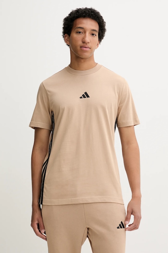

Футболка хлопковая Essentials Adidas, бежевый