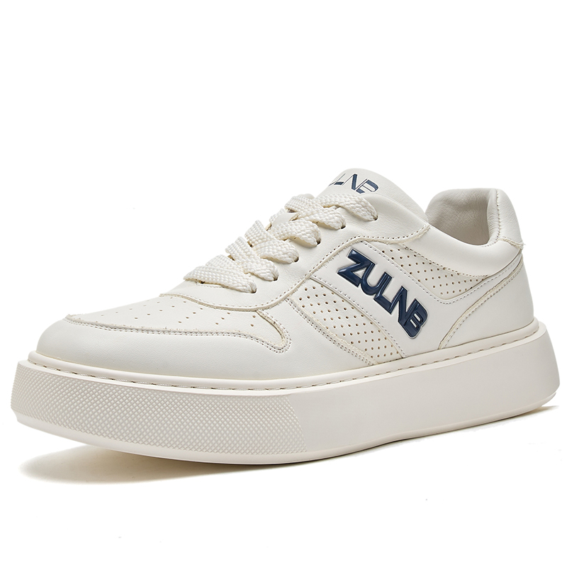 

Абразивостойкие дышащие нескользящие низкие кроссовки Skateboard для мужчин WH, белый