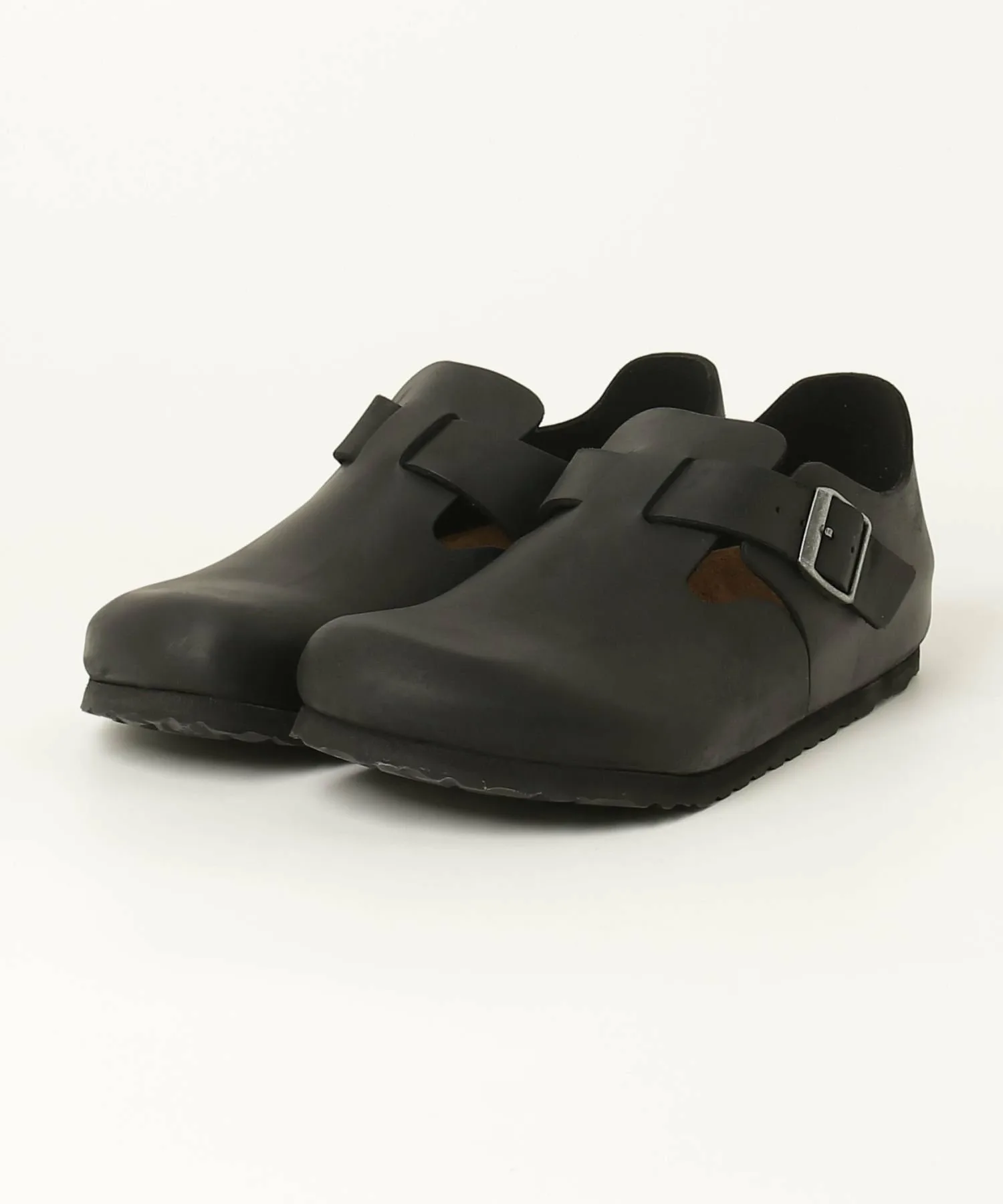 Ботинки, Биркеншток лондон oiled leather Beaver, black