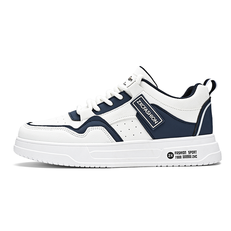 

Boogie Bear Водонепроницаемые износостойкие сбалансированные легкие низкие скейтбордские кроссовки мужские бело-синие, цвет White Blue