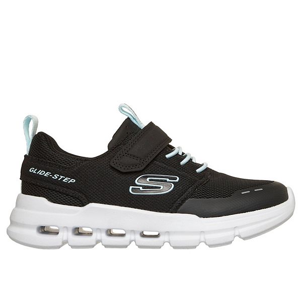 Кроссовки Glide-Step flow для девочек с амортизацией Skechers, Black — фото 2