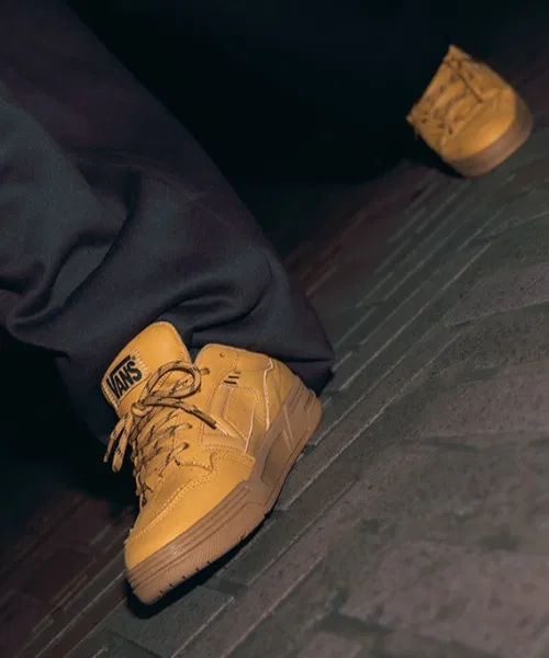 Мужские кожаные кроссовки VANS UPLAND Wheat Brown