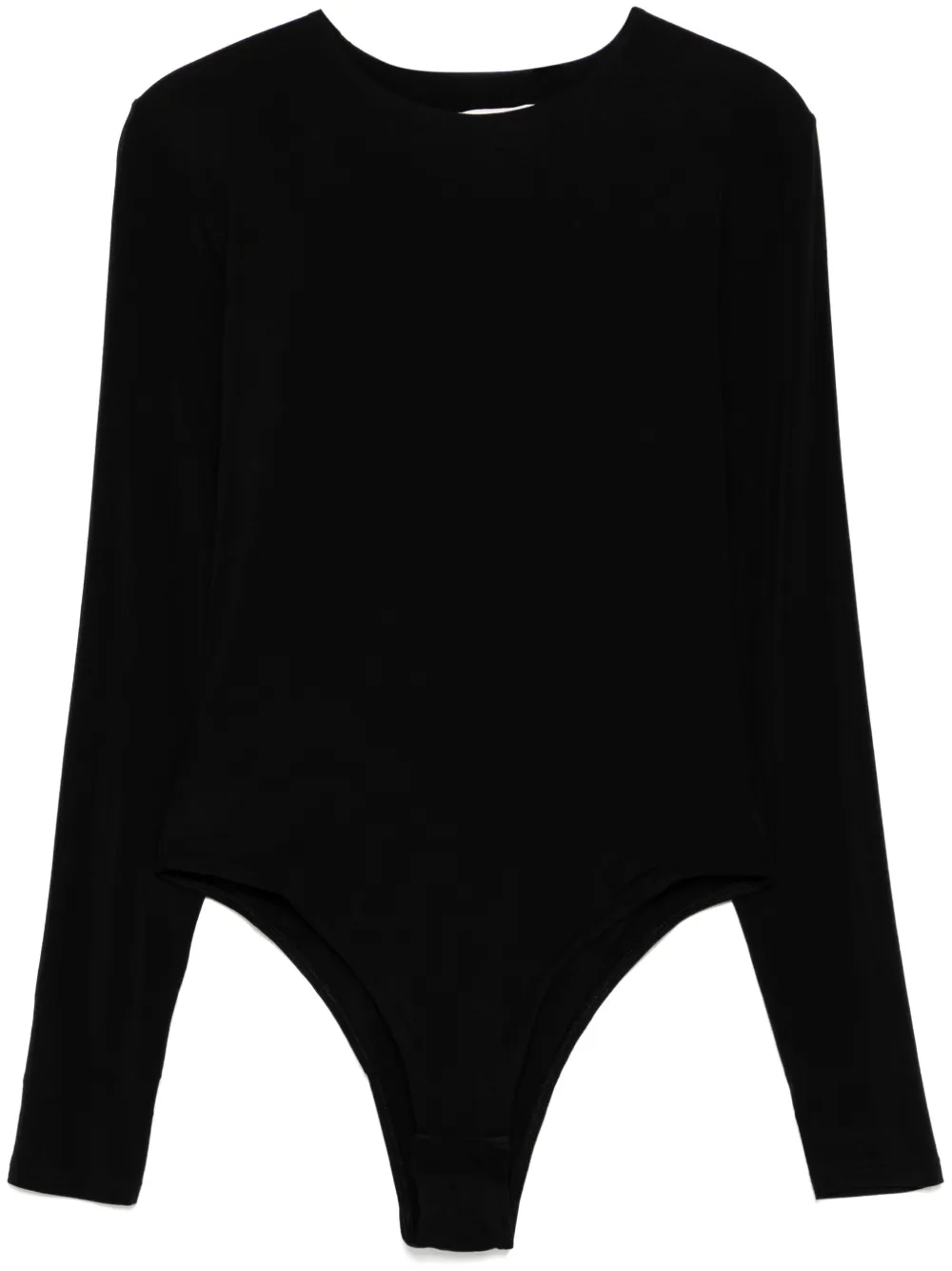 

Топ с круглым вырезом Tessitura Body Couture, черный