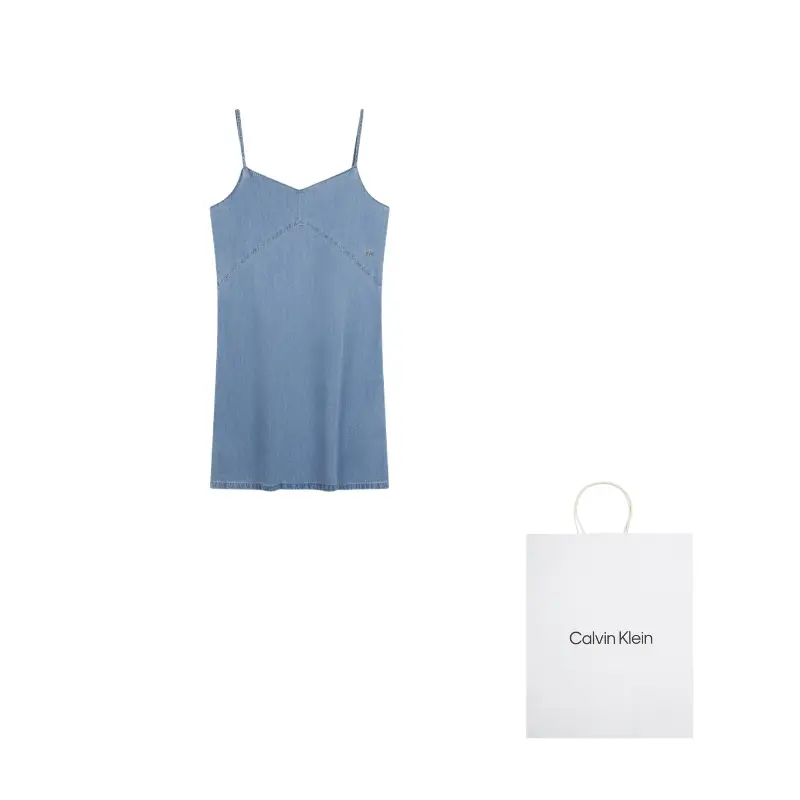 

Женское платье-комбинация Calvin Klein, светло-голубой
