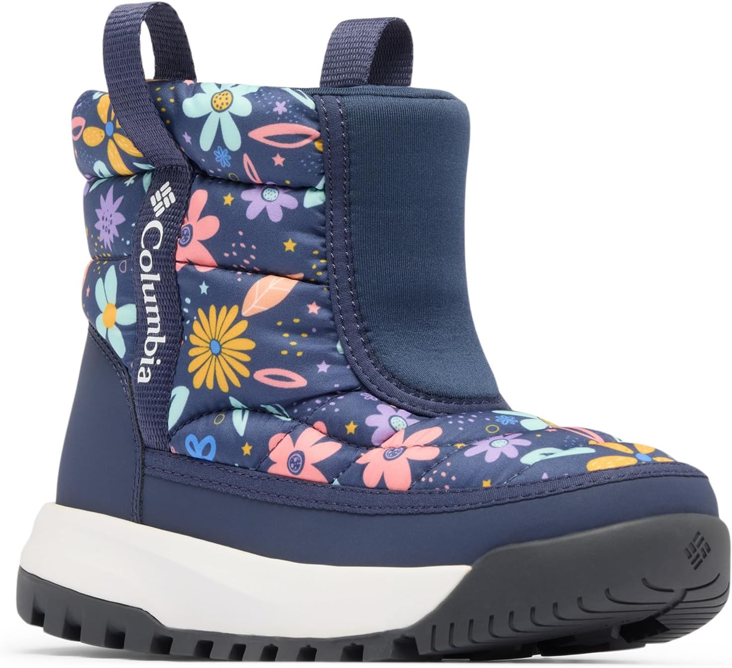 

Columbia unisex-child Snowtrot Mid, Nocturnal/Wildflower Whimsy