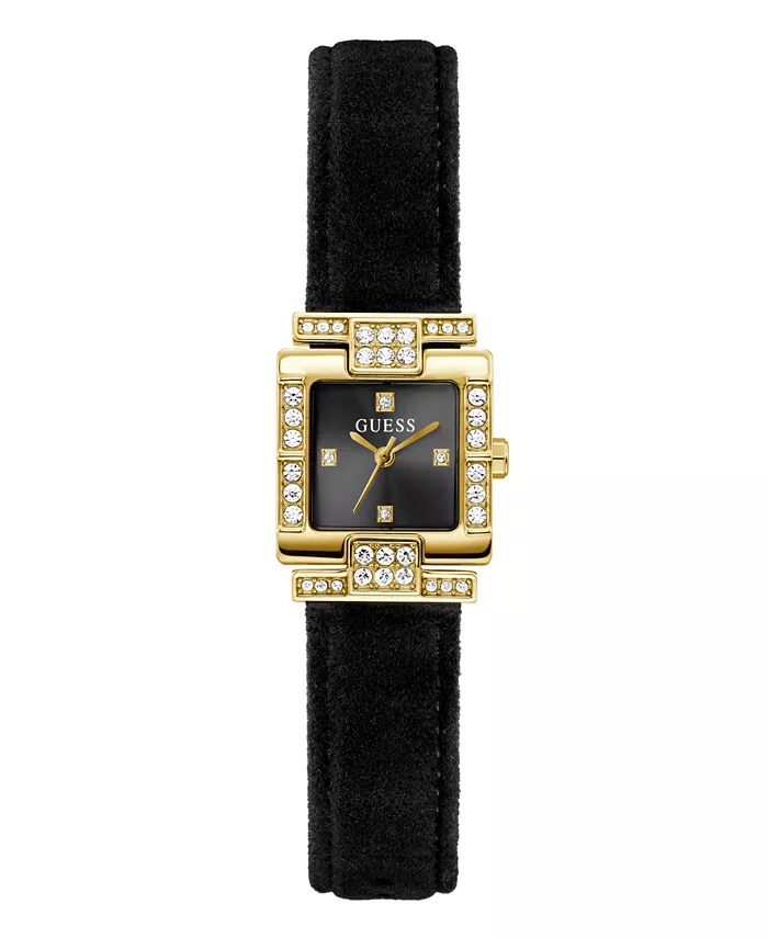 

Женские аналоговые часы в черном и золотом тоне, 21 мм Guess