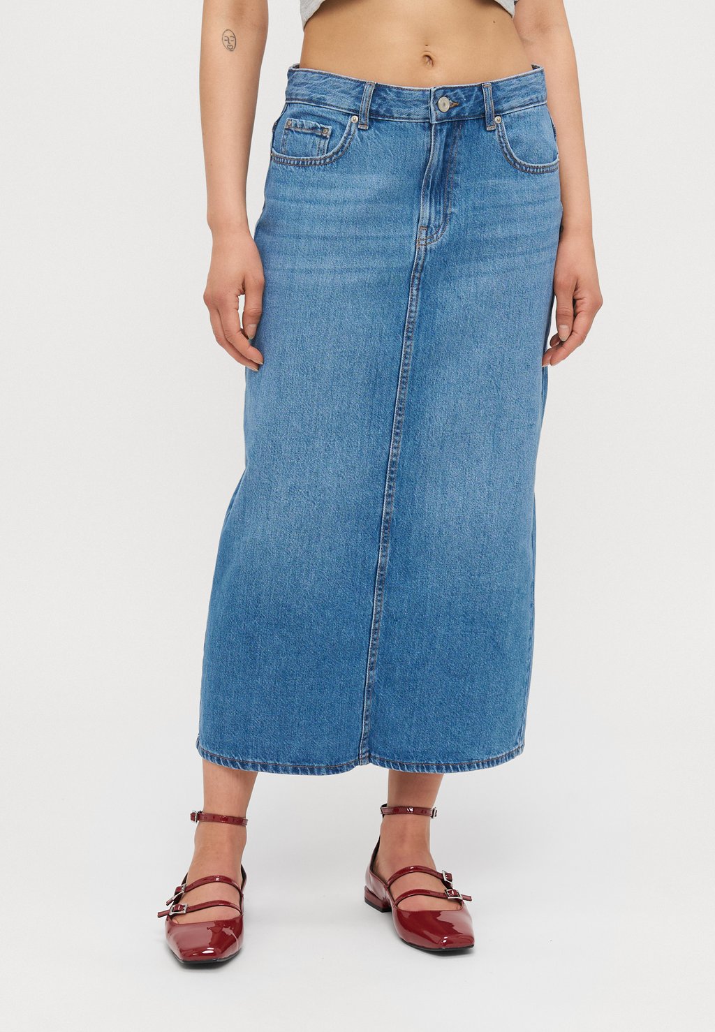 

Джинсовая юбка ONLLUMI MIDI BACK SLIT SKIRT ONLY Petite, деним