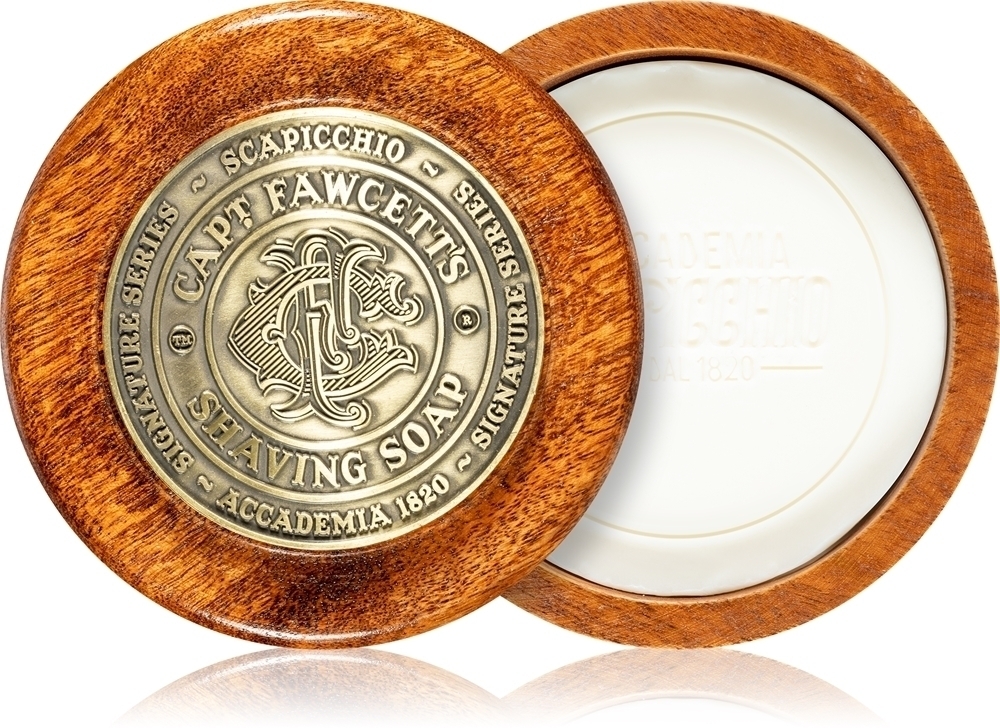 

Мыло для бритья Sciapicchio + чехол Captain Fawcett, vyrams 110 гр