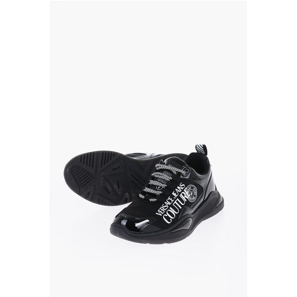 

Низкие кеды JEANS COUTURE с контрастными шнурками и Levion Versace, Black and White