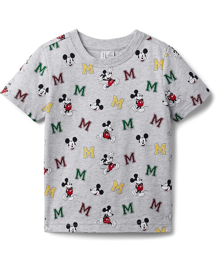 

Рубашка Janie and Jack All Over Mickey Shirt, серый