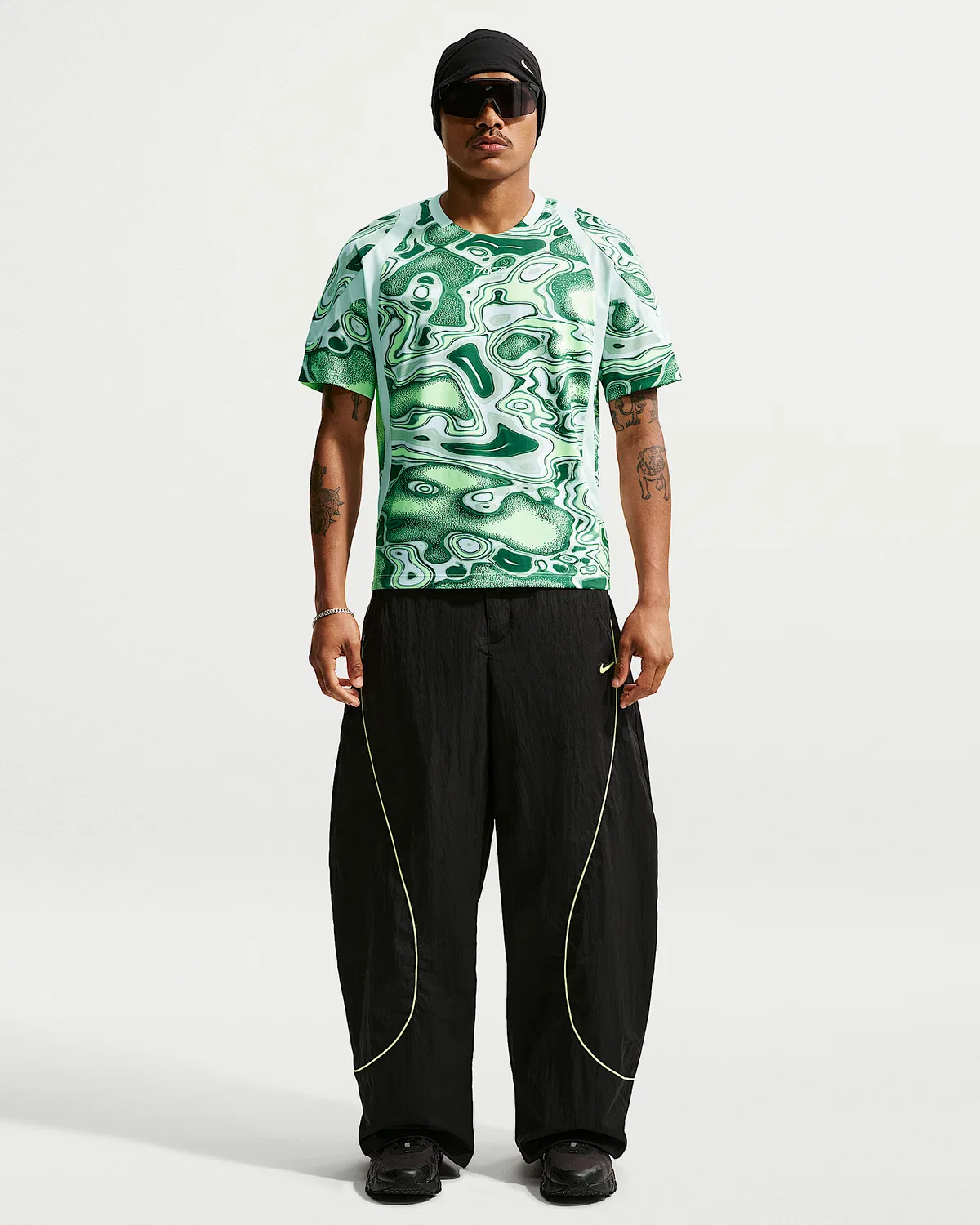 Мужская футболка с коротким рукавом Nike Project F.R.O.G. Liquify, Barely Green/Barely Green/Barely Green — фото 4