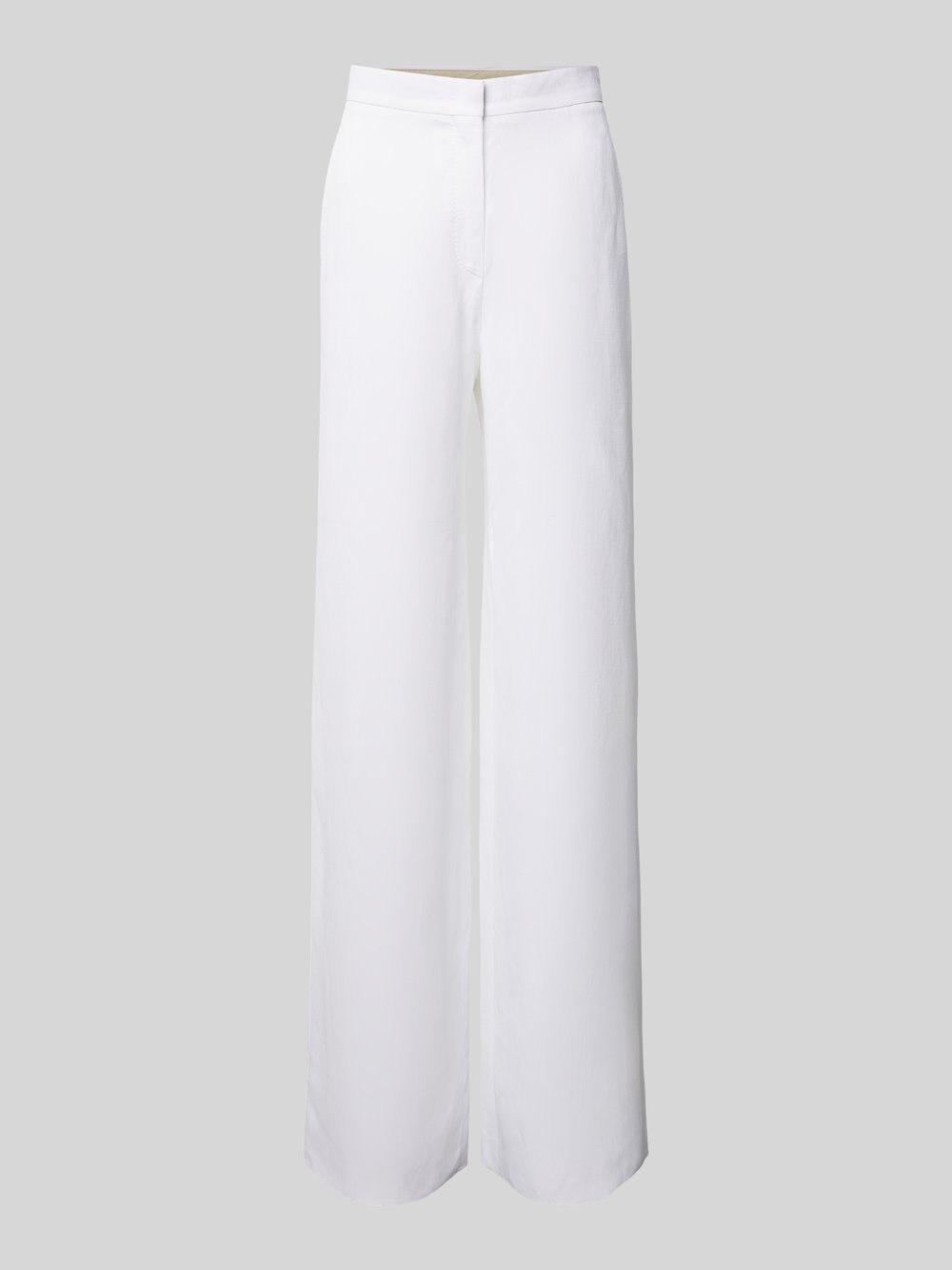 

Брюки прямого покроя с карманами, модель «VICARIO» Max Mara Studio, белый
