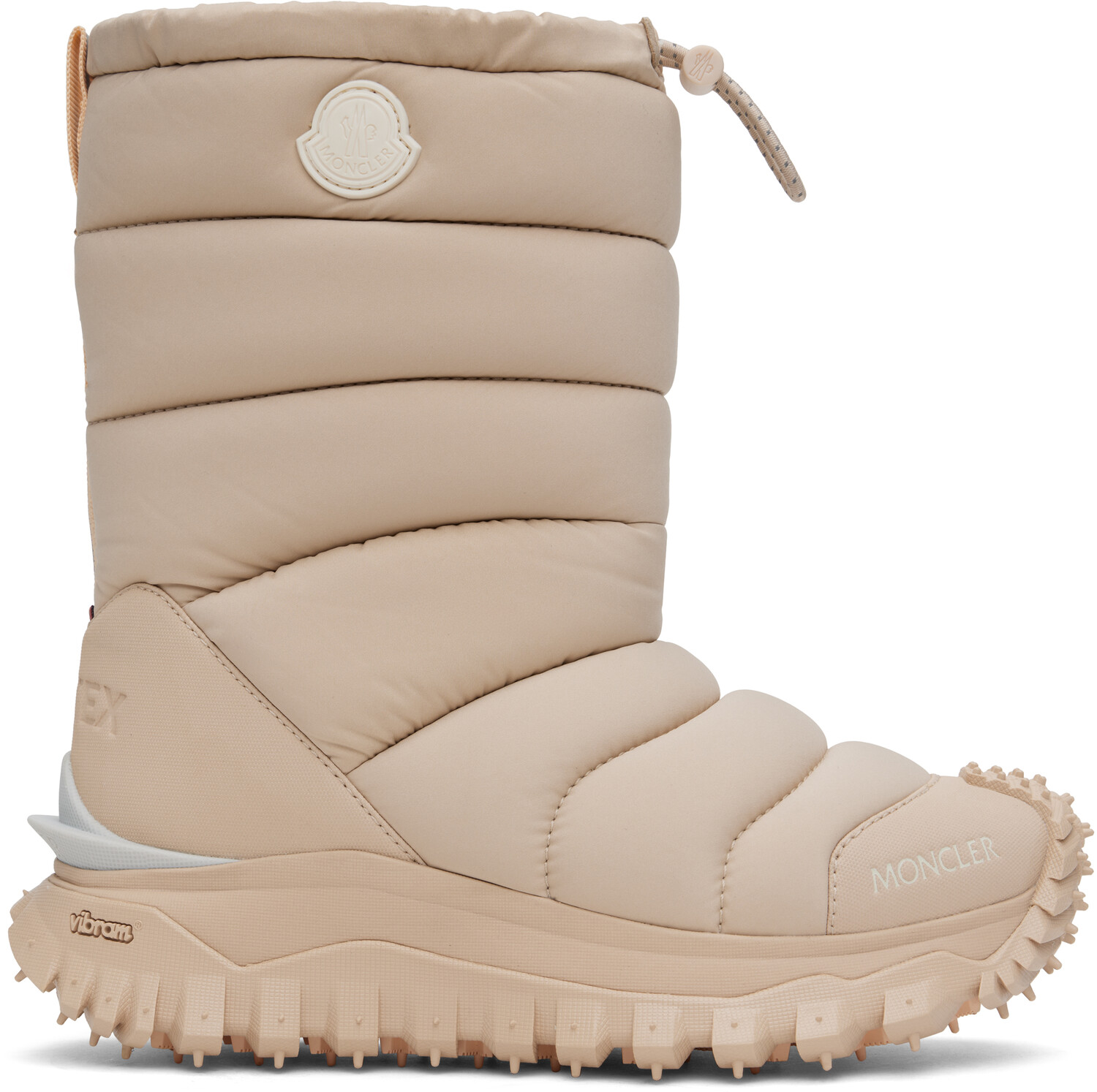 Розовые высокие ботинки Trailgrip Apres Moncler