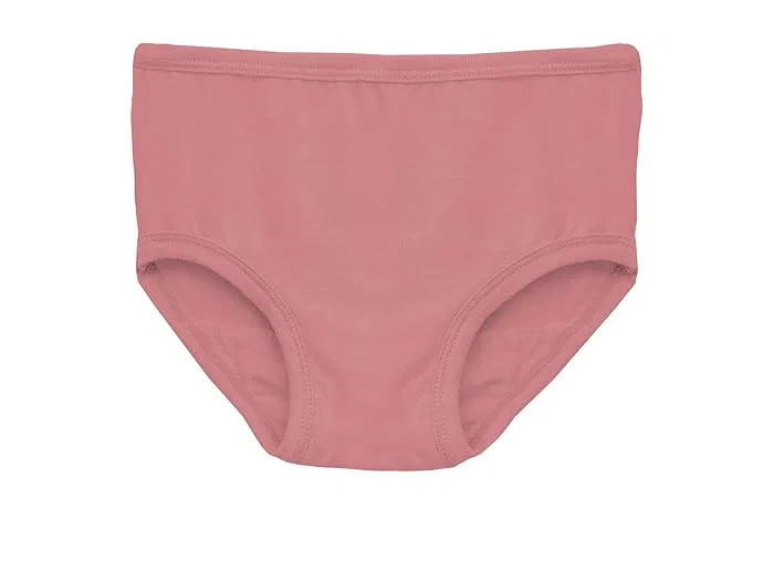 Трусы детские набор 3 шт Kickee Pants Kids, Melody Sugar Plum/Desert Rose/Natural Silly Penguins — фото 3