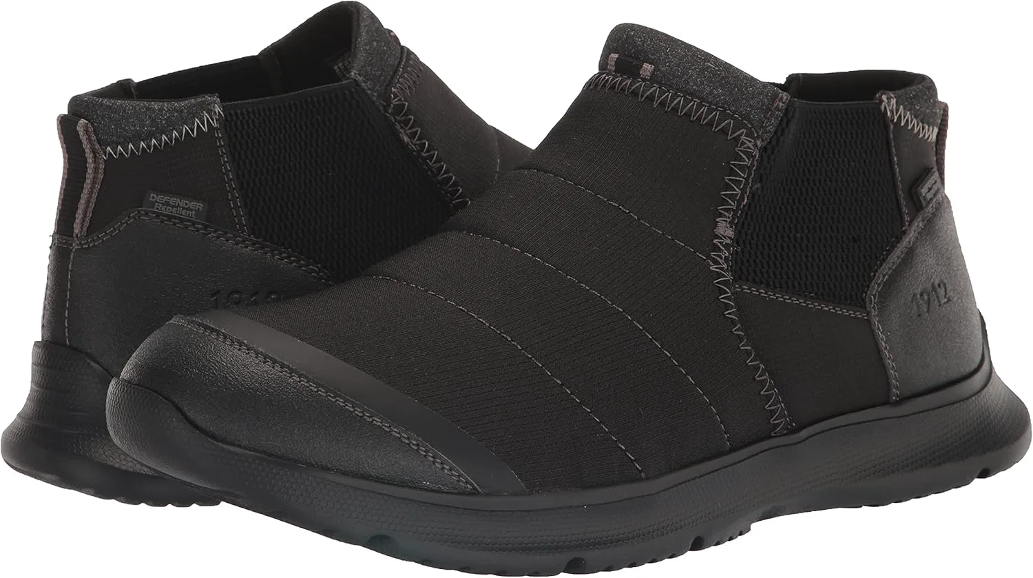 Мужские легкие ботинки Nunn Bush Bushwacker с застежкой Slip-on и защитой Scotchgard Chelsea, черный — фото 2