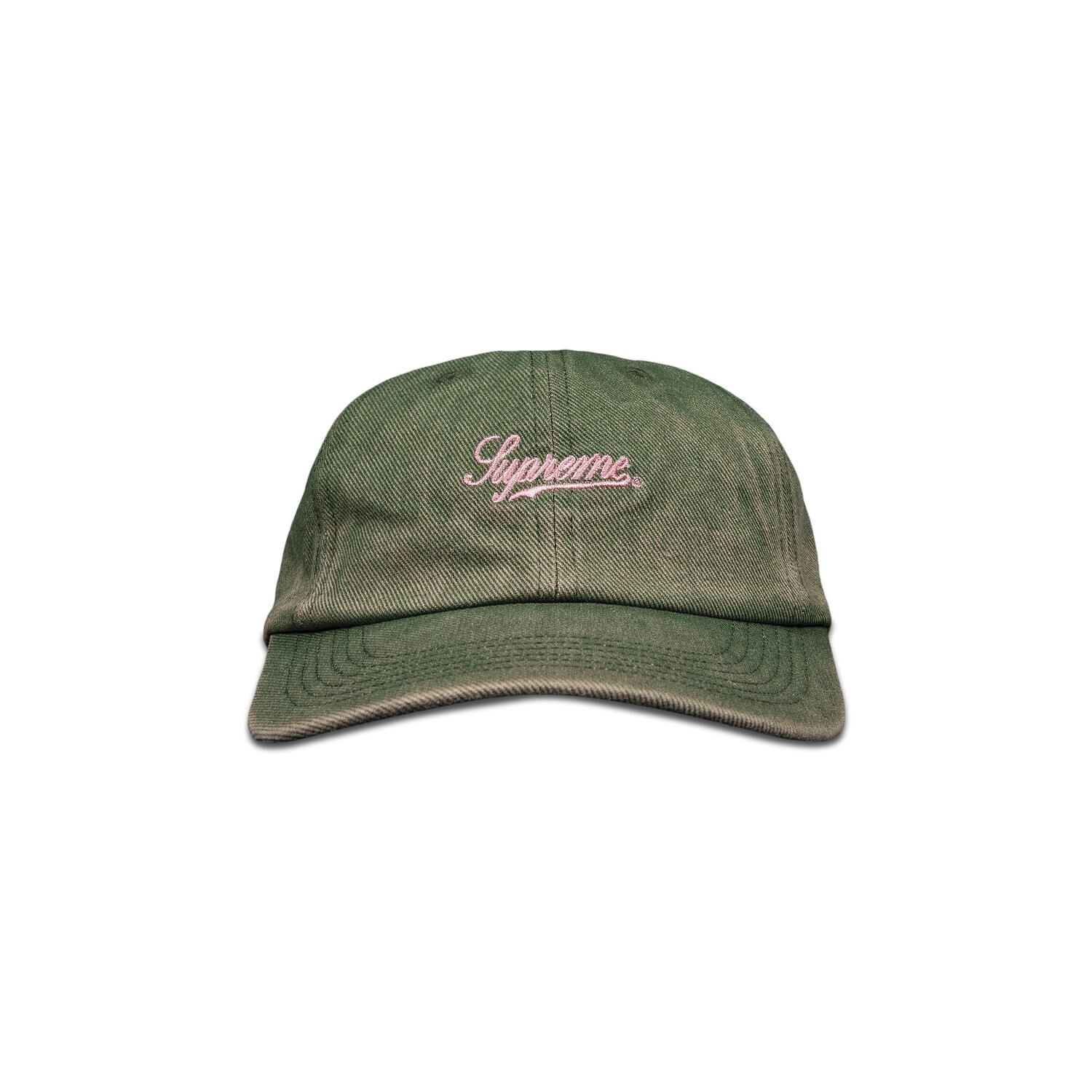 

6-панельная ткань Supreme из мытой саржи, Зеленый