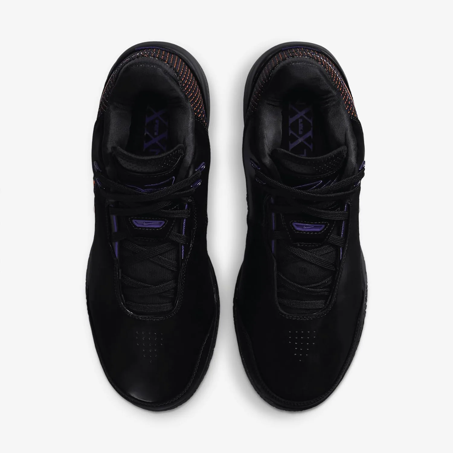 Мужские баскетбольные кроссовки Nike Lebron NXXT Gen AMPD, черный/фиолетовый/белый — фото 4