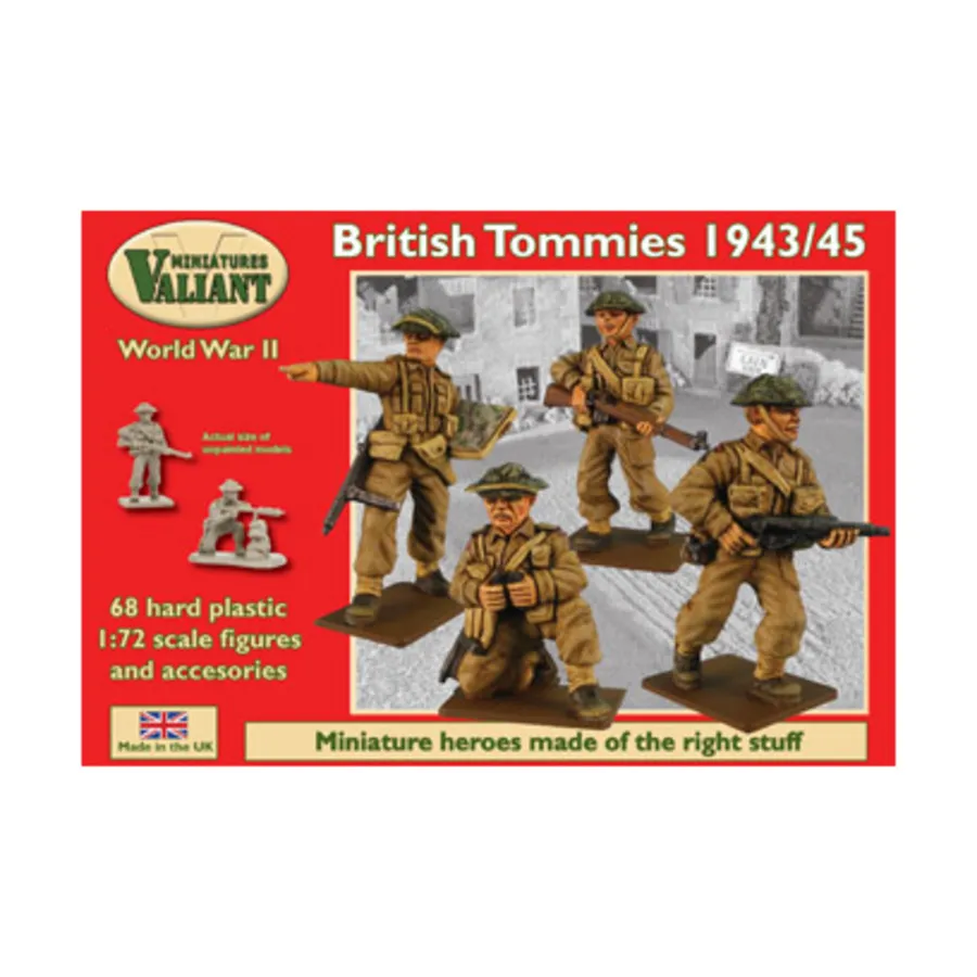 

Британские Томми 1943-45 гг., Rapid Fire - World War II Miniatures (1:72)