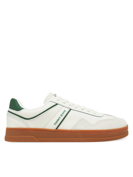 

Кроссовки The Greenwich Leather EM0EM01571 Tommy Jeans, экрю