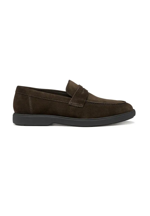 Сферические туфли u без шнурков Geox, Dark Brown